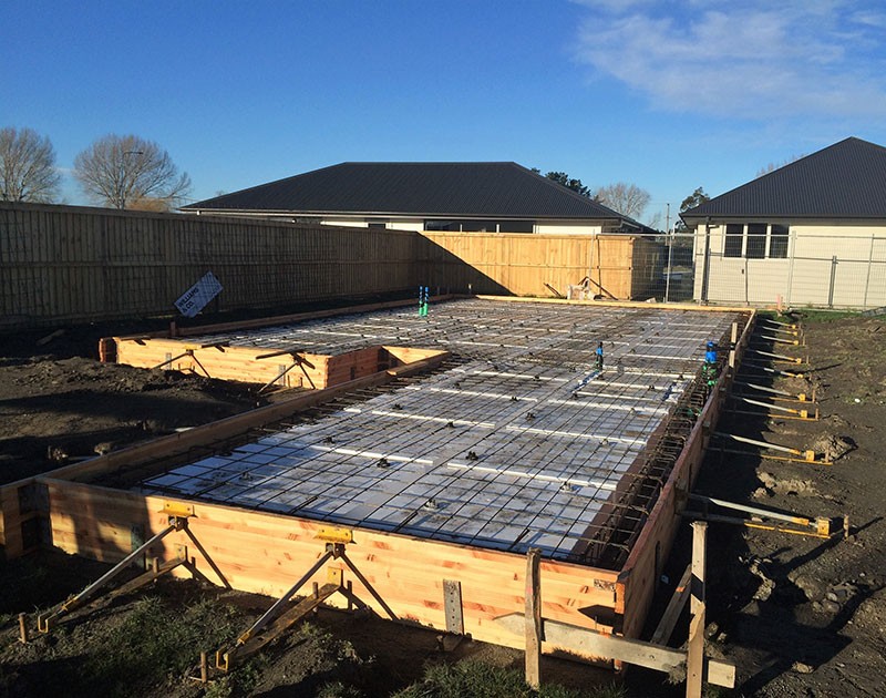 Pre pour Ribraft Housefloor slab by Formfour