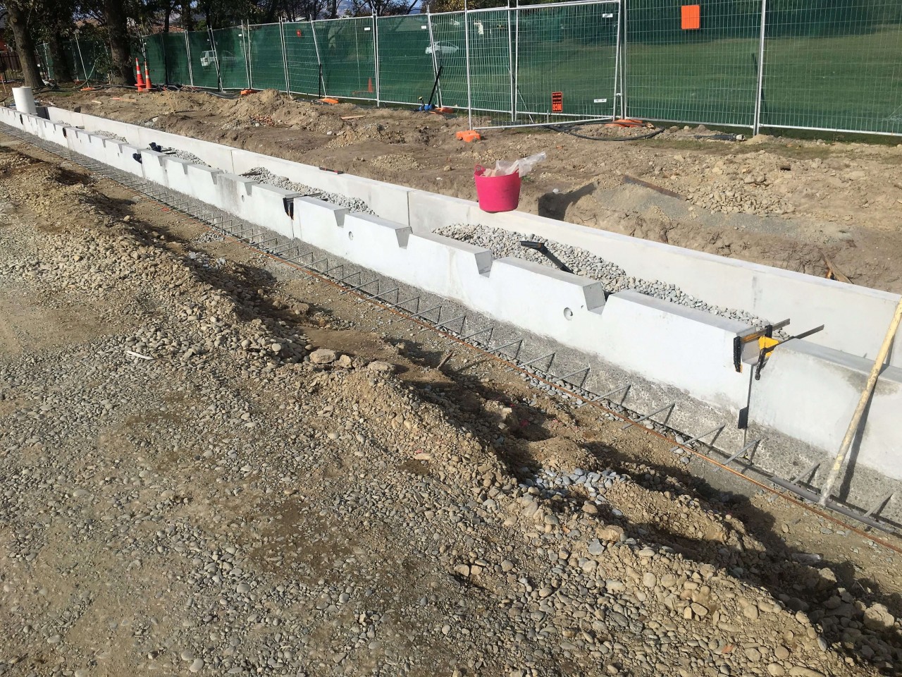 Formfour Precast Rain Garden at Villa Maria College Christchurch