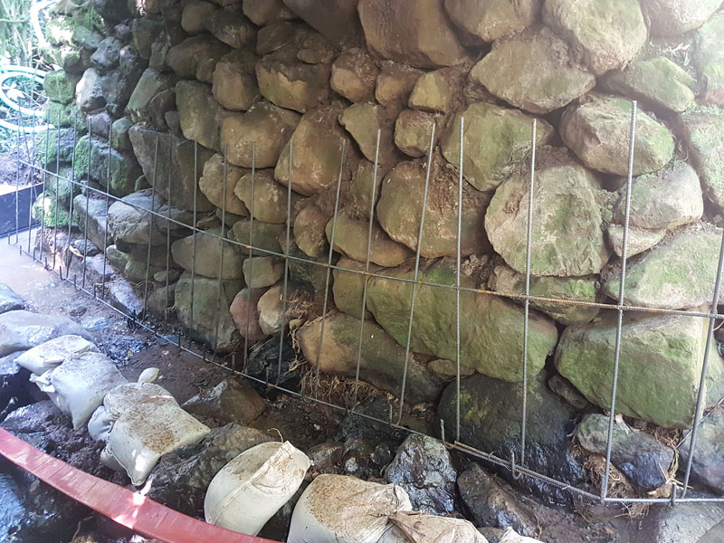 Existing facing Christchurch City Council Wainui Valley Road bridge by Formfour