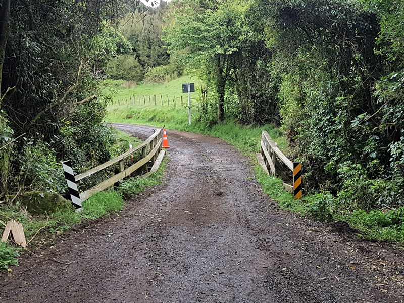CCC Wainui Valley Road existing bridge picture by Formfour